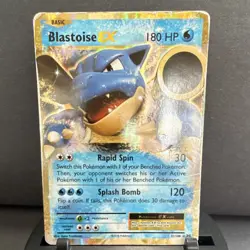 Pokemon TCG Blastoise EX Evolutions 21/108 Basic 180 HP Ultra Rare Holo English - Image 1