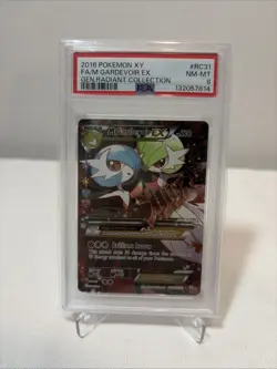 2016 Pokemon XY Generations Radiant Coll #RC31 Full Art/M GARDEVOIR EX PSA 8 - Image 1