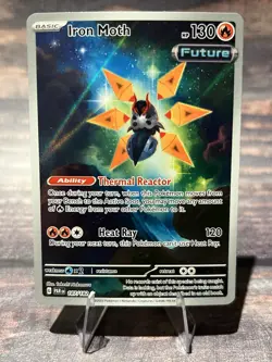 Iron Moth 187/182 SV04: Paradox Rift Pokemon TCG Illustration Rare NM - Image 1