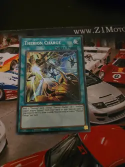 Yu-Gi-Oh! Therion Charge (Super Rare) DIFO-EN055 Dimension Force 1st Edition - Image 1