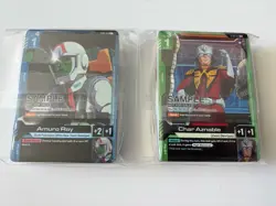 Gundam Card Game Demo Decks SET (Char Aznable + Amuro Ray) ENGLISH - Image 1