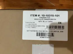 Factory Sealed Case Pokemon TCG Ascended Heroes ETB (10 Elite Trainer Boxes) a - Image 2