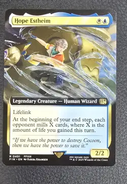 Hope Estheim (Extended Art) Final Fantasy NM Creature Rare MAGIC CARD NM - Image 1