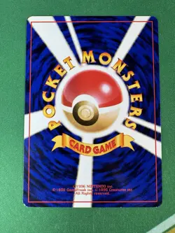 Pikachu 40 Japanese VHS Intro Bulbasaur Deck Pokemon Card Old Back Japanese - Image 4