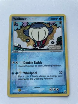 Wailmer 69/92 Legend Maker Reverse Holo Pokemon Card - Image 1