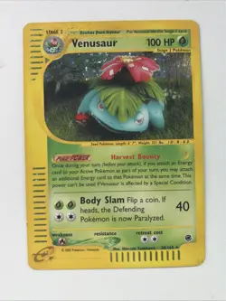 Pokemon TCG Venusaur Expedition Base Set 30/165 Regular Holo LP Pokemon Card - Image 1