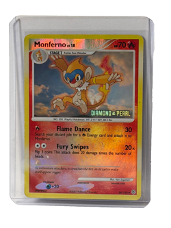 Monferno 56/130 Diamond and Pearl Reverse Holo Pokemon Card - Image 1