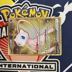 Pokemon TCG - Mew 205/165 Scarlet & Violet 151 Gold UPC Promo Metal Card NM - Image 2