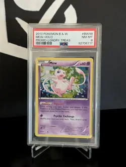 2013 Pokemon B&W Mew Holo Legendary Treasures Promo PSA 8 #BW98 Low Pop! - Image 1