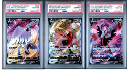 SEQUENTIAL PSA 10 GALARIAN ARTICUNO ZAPDOS MOLTRES V PEERLESS FIGHTER POKEMON - Image 1
