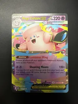 Pokemon 2026 Perfect Order Mega Clefable EX#031/088 Double Rare NM - Image 1