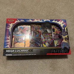 Pokemon TCG Mega Lucario ex Premium Figure Collection Box Factory Sealed - Image 1