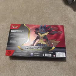Pokemon TCG Mega Lucario ex Premium Figure Collection Box Factory Sealed - Image 2