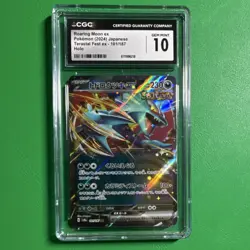 Pokemon TCG CGC 10 Roaring Moon ex Terastal Fest Ex 101/187 Holo Japanese - Image 1