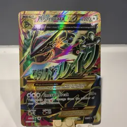 2015 Pokemon Shiny Mega Rayquaza EX Full Art 98/98 XY Ancient Origins NM - Image 1