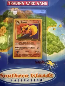 Pokemon Flareon Jungle 19/64 Rare Unlimited Regular 1999 English Vintage NM - Image 1