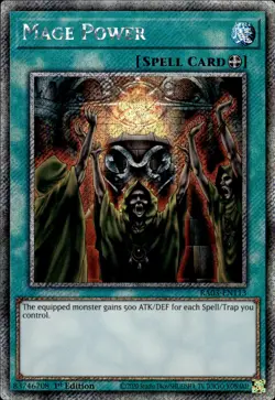 Mage Power - Platinum Secret Rare 1st Edition RA03-EN113 - NM - YuGiOh - Image 1