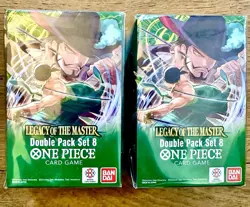 LOT OF 2 One Piece Double Pack Set Vol. 8 Legacy of the Master - Factory Sealed - Image 1