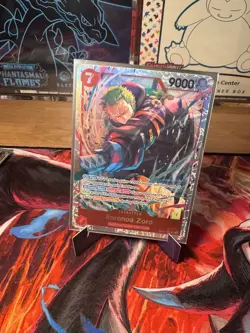 One Piece TCG eb04-007 SR Roronoa Zoro English Pack Fresh To Toploader - Image 1