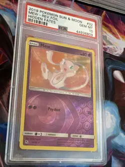 Pokemon Cards - PSA 10 Mew 32/68 - Hidden Fates Reverse Holo - GEM MT - PSA10 - Image 3