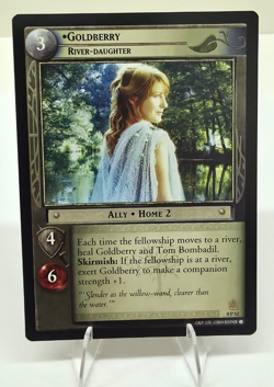 LOTR CCG TCG Goldberry River-Daughter Promo Card 2004 Decipher NM - Image 1