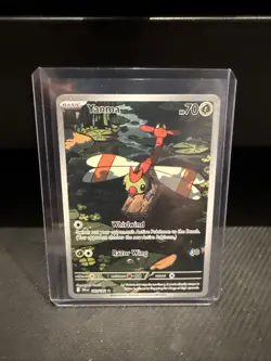 Pokemon Card Yanma 183/182 Destined Rivals Full Art Illustration Rare NM - Image 1