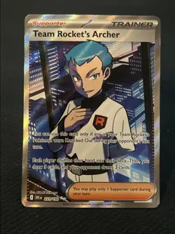 Team Rocket's Archer - 223/182 - Ultra Rare - Destined Rivals - Pokemon Card - Image 1