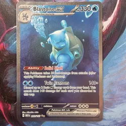 Pokemon TCG Blastoise EX Card 200/165 Scarlet & Violet 151 Series NL/LP-SEE PICS - Image 1