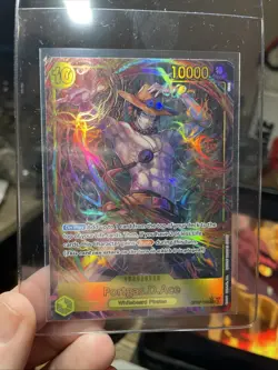 Portgas.D.Ace OP07-119 (SEC) ALT ART One Piece card Game NM English - Image 5