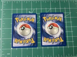 First Edition Tentacool And Tentacruel Fossil Vintage Pokemon Cards - Image 2