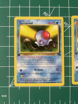 First Edition Tentacool And Tentacruel Fossil Vintage Pokemon Cards - Image 3