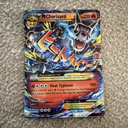 Pokemon Mega Charizard EX Full Art Holo Card 220 HP 12/135 English - Image 1