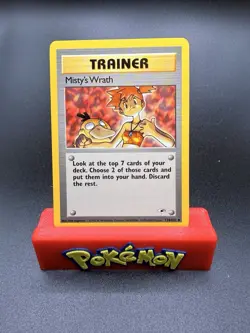 Vintage Pokemon TCG Gym Heroes Misty's Wrath Trainer Card 114/132 NM Near Mint - Image 1