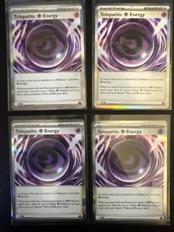 Telepathic Energy (088/088) Playset (x4 Cards) Perfect Order - Pokemon - Image 1