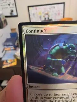 ContinueU Surge Foil Teenage Mutant Ninja Turtles TMNT MTG Foil - Image 3