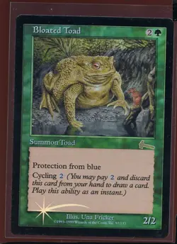 Bloated Toad Foil Uncommon Urza's Legacy Ex/LP Magic the Gathering MTG - Image 1