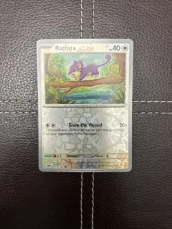 Pokemon TCG - Rattata - 019/165 - Scarlet & Violet: 151 - NM Reverse Holo - Image 1