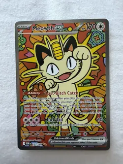 Meowth Ex 121/088 SIR Pokemon English Perfect Order 2026 GEM MINT - Image 1
