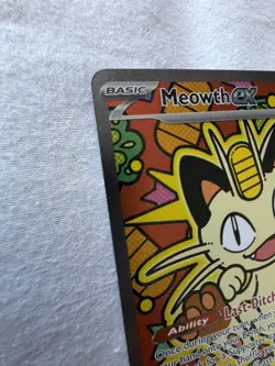 Meowth Ex 121/088 SIR Pokemon English Perfect Order 2026 GEM MINT - Image 3