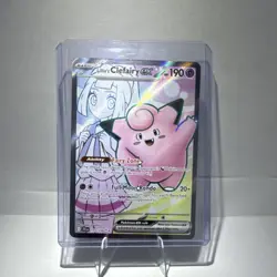 Pokemon Lillie's Clefairy EX 173/159 Journey Together Ultra Rare Holo 190 HP - Image 1