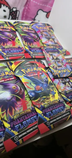 (10x) Pokemon Mega Evolution Phantasmal Flames Booster Packs - Image 3