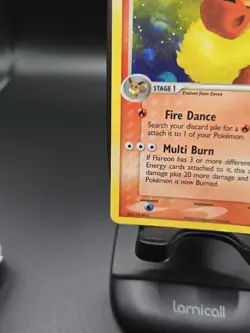 2005 Pokemon Flareon EX 5/115 Unseen Forces Reverse Holo Rare LP/MP - READ DESC - Image 5