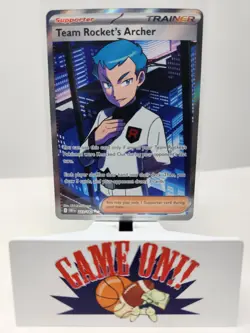 Pokemon Team Rocket's Archer 223/182 Destined Rivals Full Art Ultra Rare - Image 1