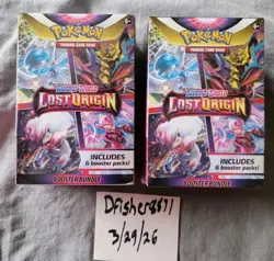 2 Sword & Shield - Lost Origin Booster Bundle Total Of 12 Packs New Sealed - Image 1