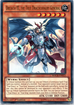 Dreiath III, the True Dracocavalry General - MACR-EN023 - Ultra Rare Yugioh - Image 1