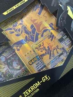 Pokemon TCG Pikachu and Zekrom-GX Tag Team Premium Collection Box Sealed New - Image 3
