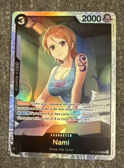 • Nami • ST14-006 SR Starter Deck 14: 3D2Y Holo Foil One Piece TCG Near Mint - Image 1
