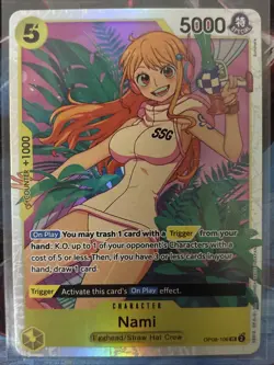 Nami OP08-106 SR One Piece Two Legends TCG NM English - Image 1