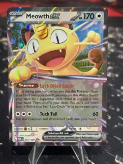 Meowth ex 062/088 - Double Rare - Perfect Order - NM/M - Pokemon Card - Image 1