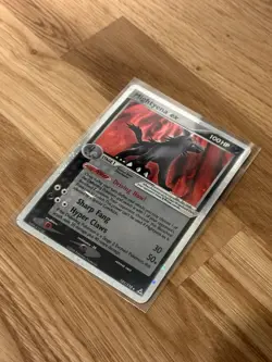Pokemon Mightyena EX Holon Phantoms 101/110 Ultra Rare Holo Card English 2006 - Image 2
